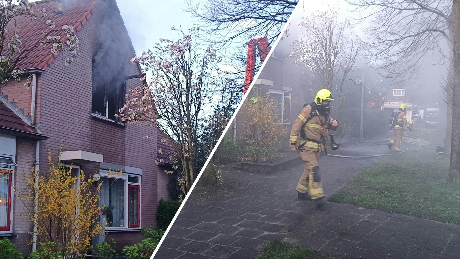 Brandweer Evacueert Bewoners In 't Harde Bij Woningbrand